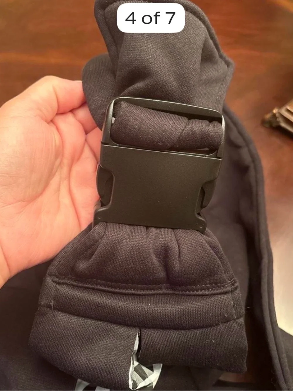Black Fabric Dog Sling - Hands-Free